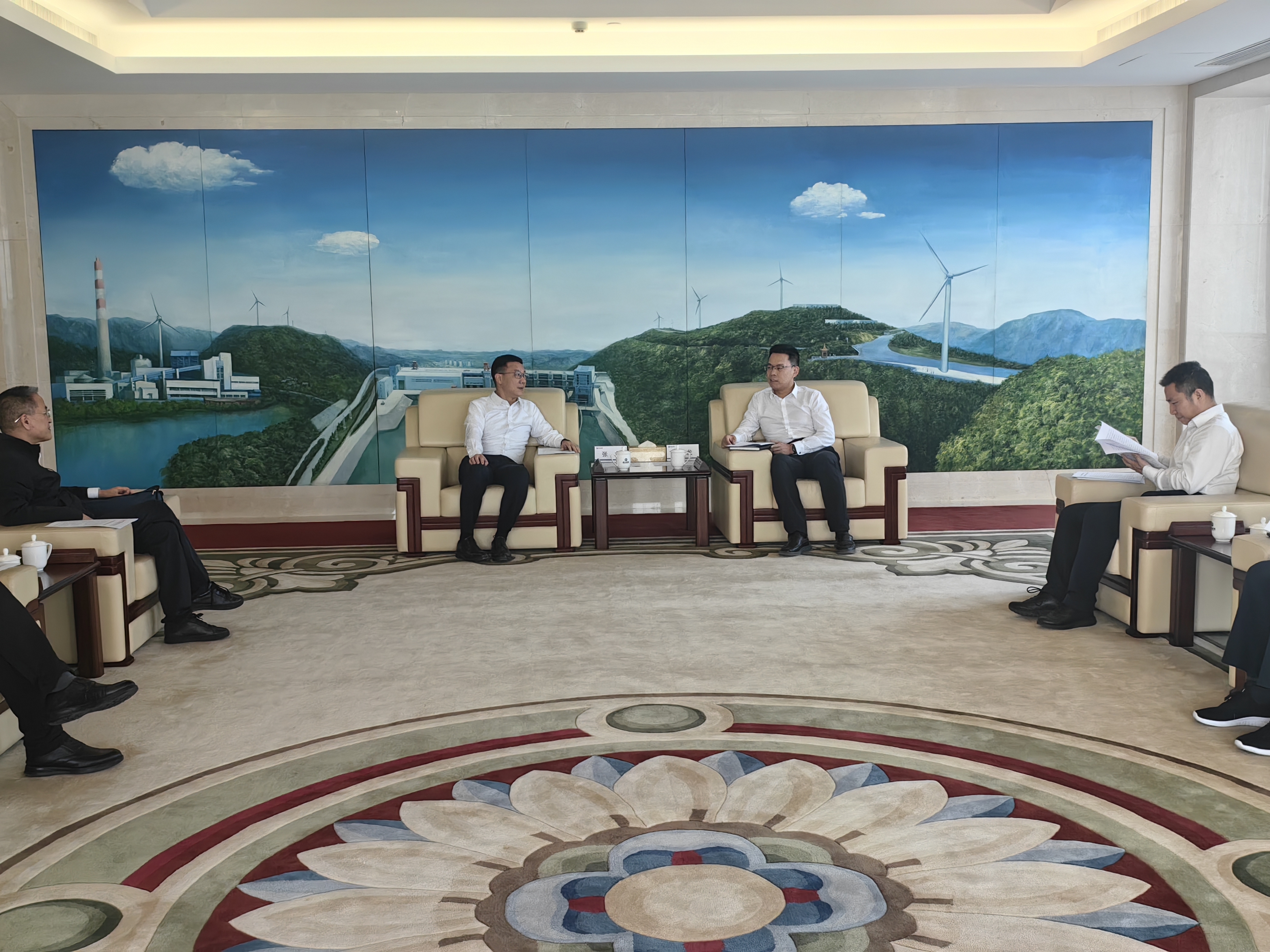 张龙赴湖(hú)北能(néng)源拜访交流